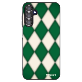 Picasee Samsung Galaxy A15 A156B 5G Hülle - Schwarzes Silikon - Emerald Diamond