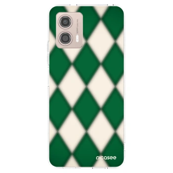 Picasee Motorola Moto G53 5G Hülle - Transparentes Silikon - Emerald Diamond