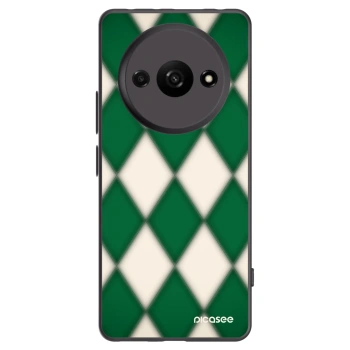 Picasee Xiaomi Redmi A3 Hülle - Schwarzes Silikon - Emerald Diamond