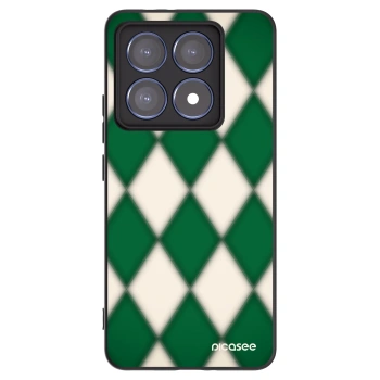 Picasee Xiaomi 14T Pro Hülle - Schwarzes Silikon - Emerald Diamond
