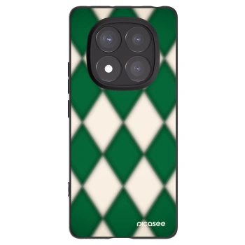Picasee Xiaomi Redmi Note 14 Pro 5G Hülle - Schwarzes Silikon - Emerald Diamond