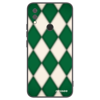 Picasee Xiaomi Redmi Note 7 Hülle - Schwarzes Silikon - Emerald Diamond