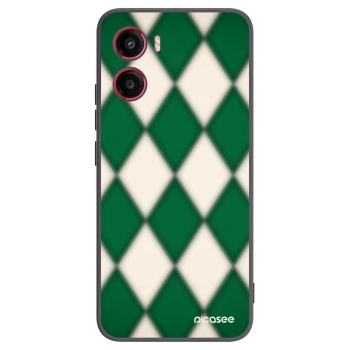 Picasee Motorola Moto G05 Hülle - Schwarzes Silikon - Emerald Diamond