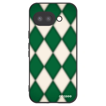 Picasee Google Pixel 9a Hülle - Schwarzes Silikon - Emerald Diamond