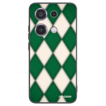 Picasee Xiaomi Redmi Note 14S Hülle - Schwarzes Silikon - Emerald Diamond