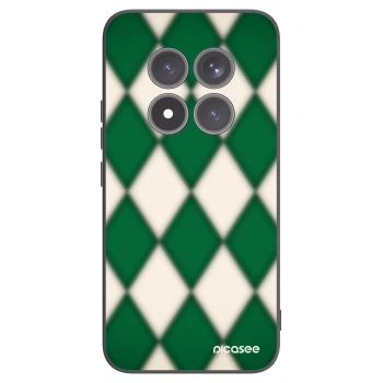 Picasee Xiaomi Redmi Note 15 Pro+ Hülle - Schwarzes Silikon - Emerald Diamond