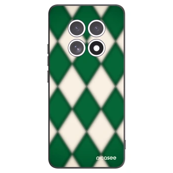 Picasee Xiaomi Redmi Note 15 Hülle - Schwarzes Silikon - Emerald Diamond
