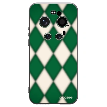 Picasee Xiaomi 17 Ultra Hülle - Schwarzes Silikon - Emerald Diamond