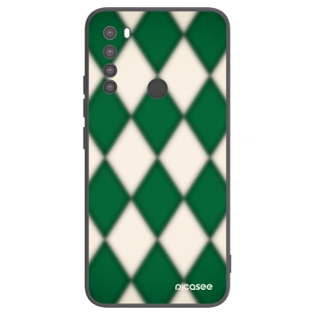 Picasee Xiaomi Redmi Note 8 Hülle - Schwarzes Silikon - Emerald Diamond