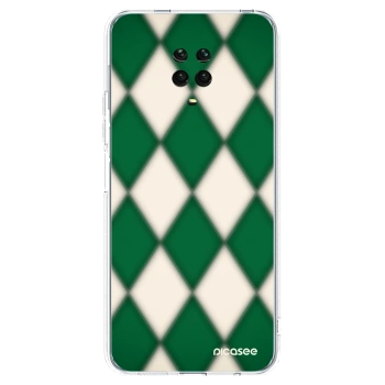 Picasee Xiaomi Redmi Note 9 Pro Hülle - Transparentes Silikon - Emerald Diamond