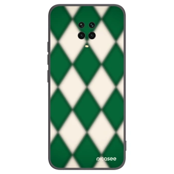 Picasee Xiaomi Redmi Note 9 Pro Hülle - Schwarzes Silikon - Emerald Diamond