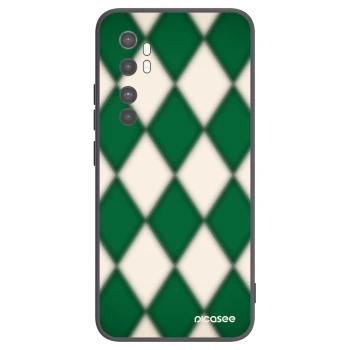 Picasee Xiaomi Mi Note 10 Lite Hülle - Schwarzes Silikon - Emerald Diamond