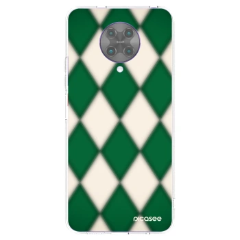 Picasee Xiaomi Poco F2 Pro Hülle - Transparentes Silikon - Emerald Diamond