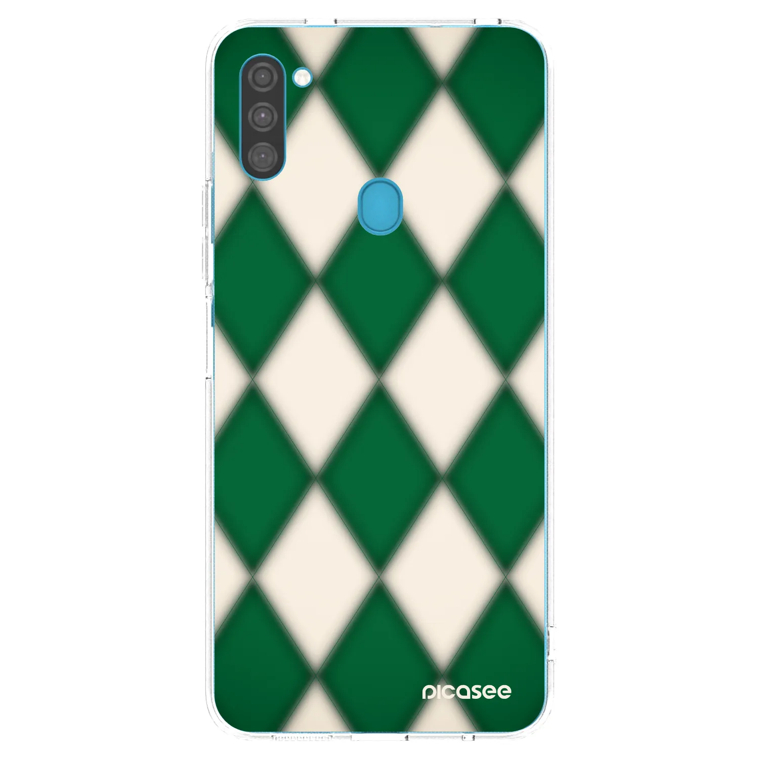 Picasee Samsung Galaxy M11 Hülle - Transparentes Silikon - Emerald Diamond