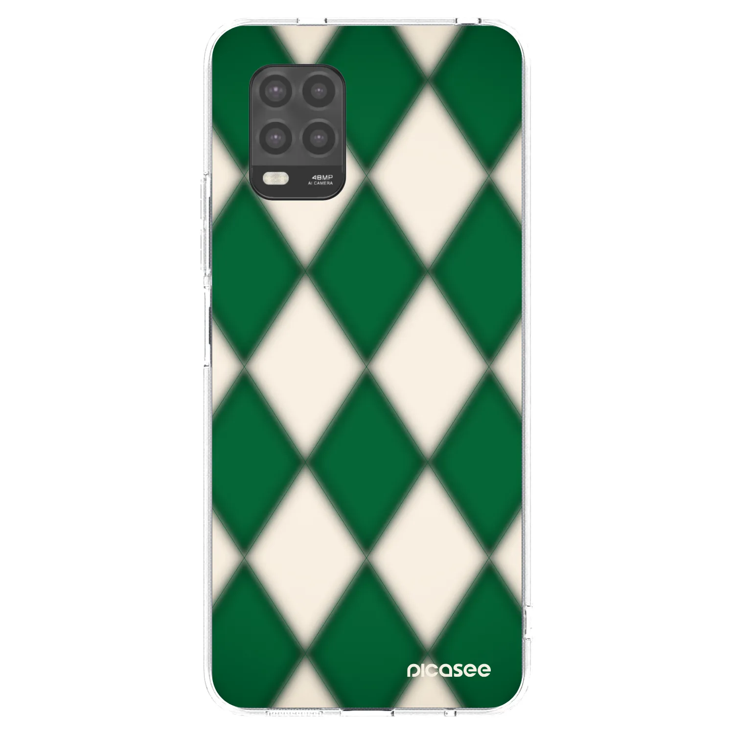 Picasee Xiaomi Mi 10 Lite Hülle - Transparentes Silikon - Emerald Diamond