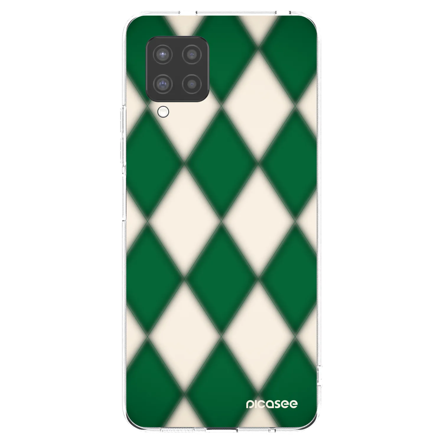 Picasee Samsung Galaxy A42 A426B Hülle - Transparentes Silikon - Emerald Diamond