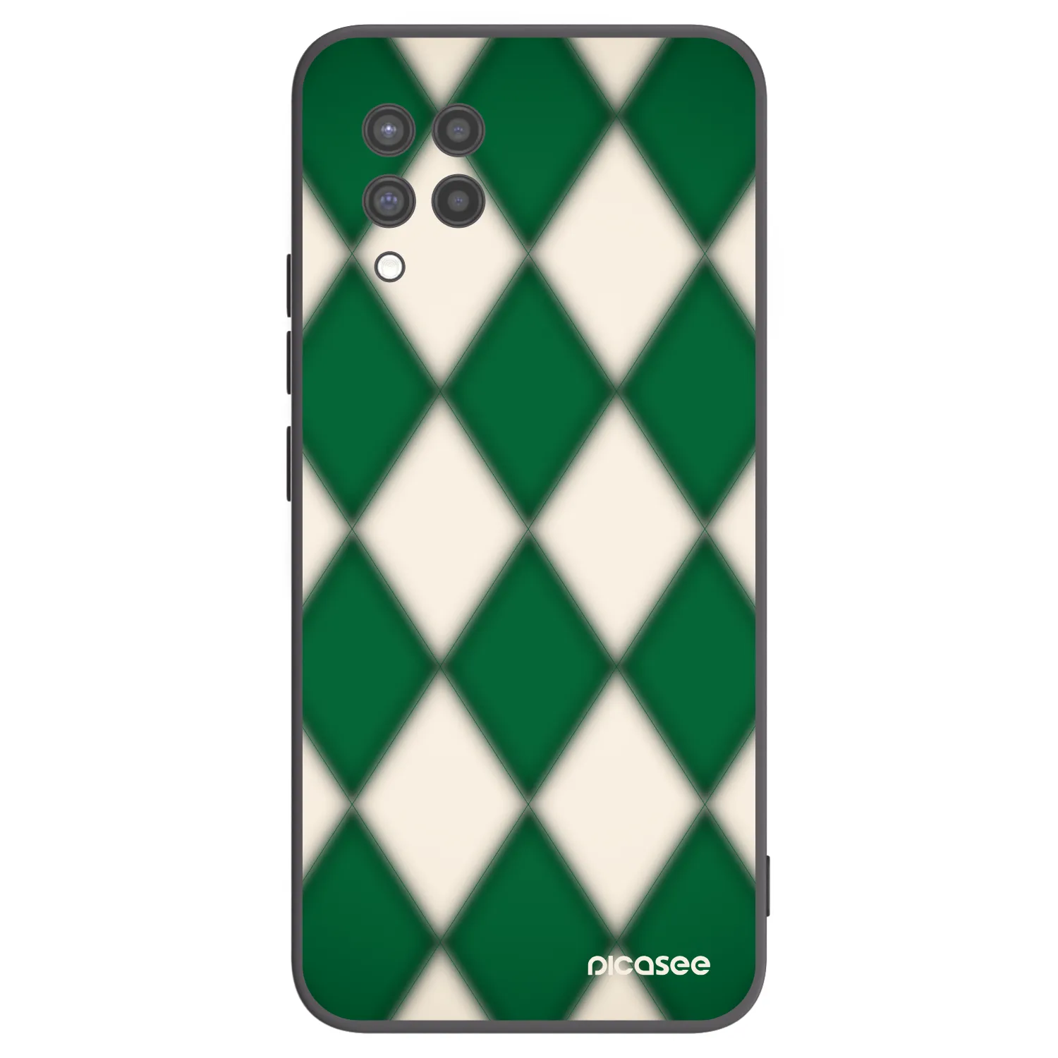 Picasee Samsung Galaxy A42 A426B Hülle - Schwarzes Silikon - Emerald Diamond