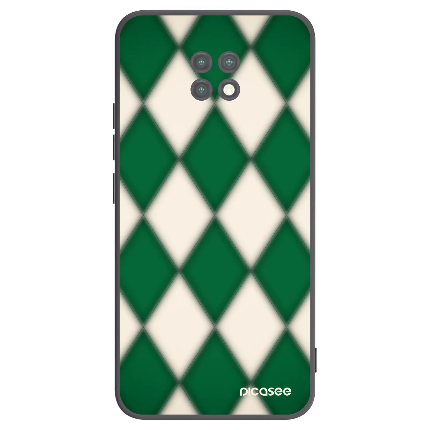 Picasee Xiaomi Redmi Note 9T Hülle - Schwarzes Silikon - Emerald Diamond