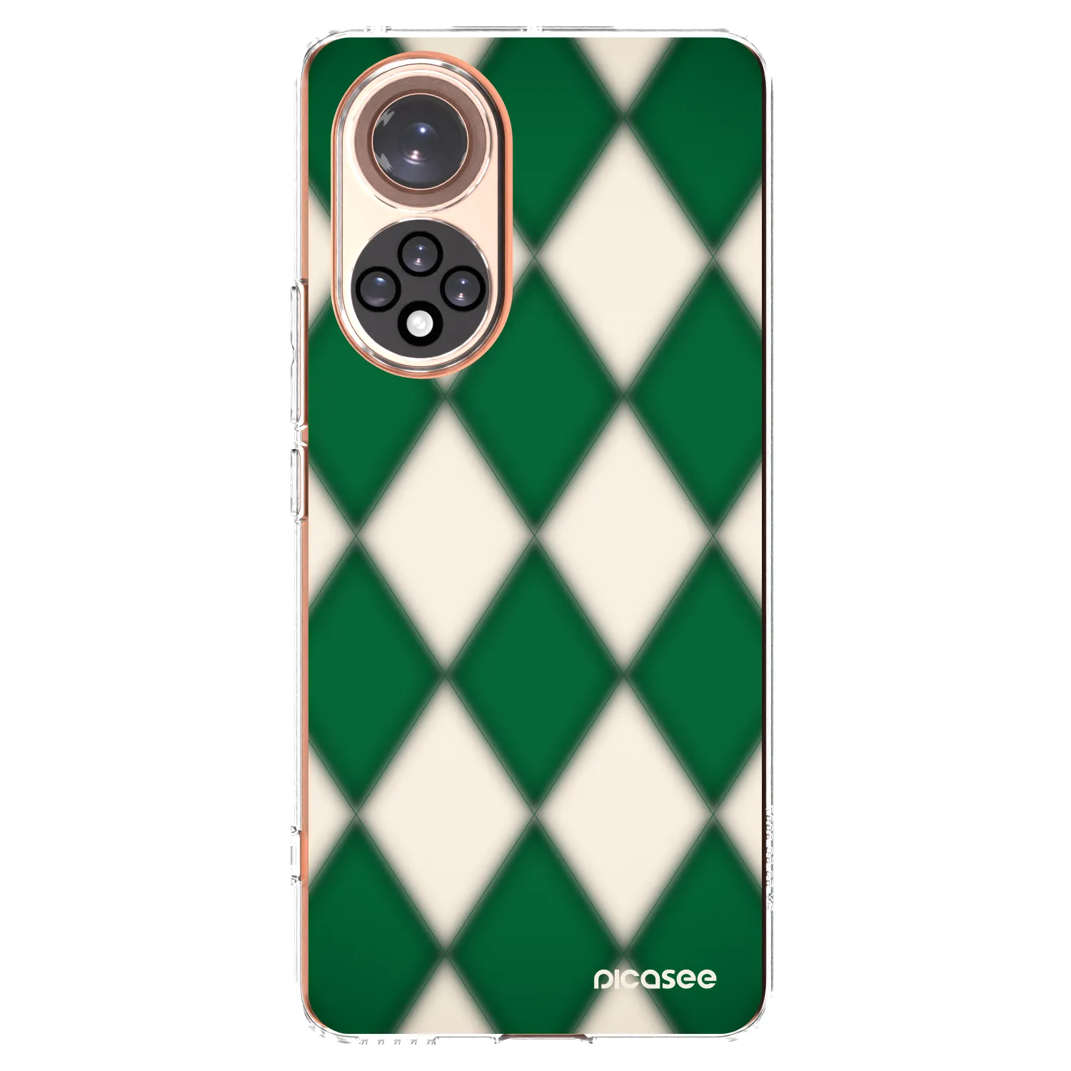 Picasee Honor 50 5G Hülle - Transparentes Silikon - Emerald Diamond