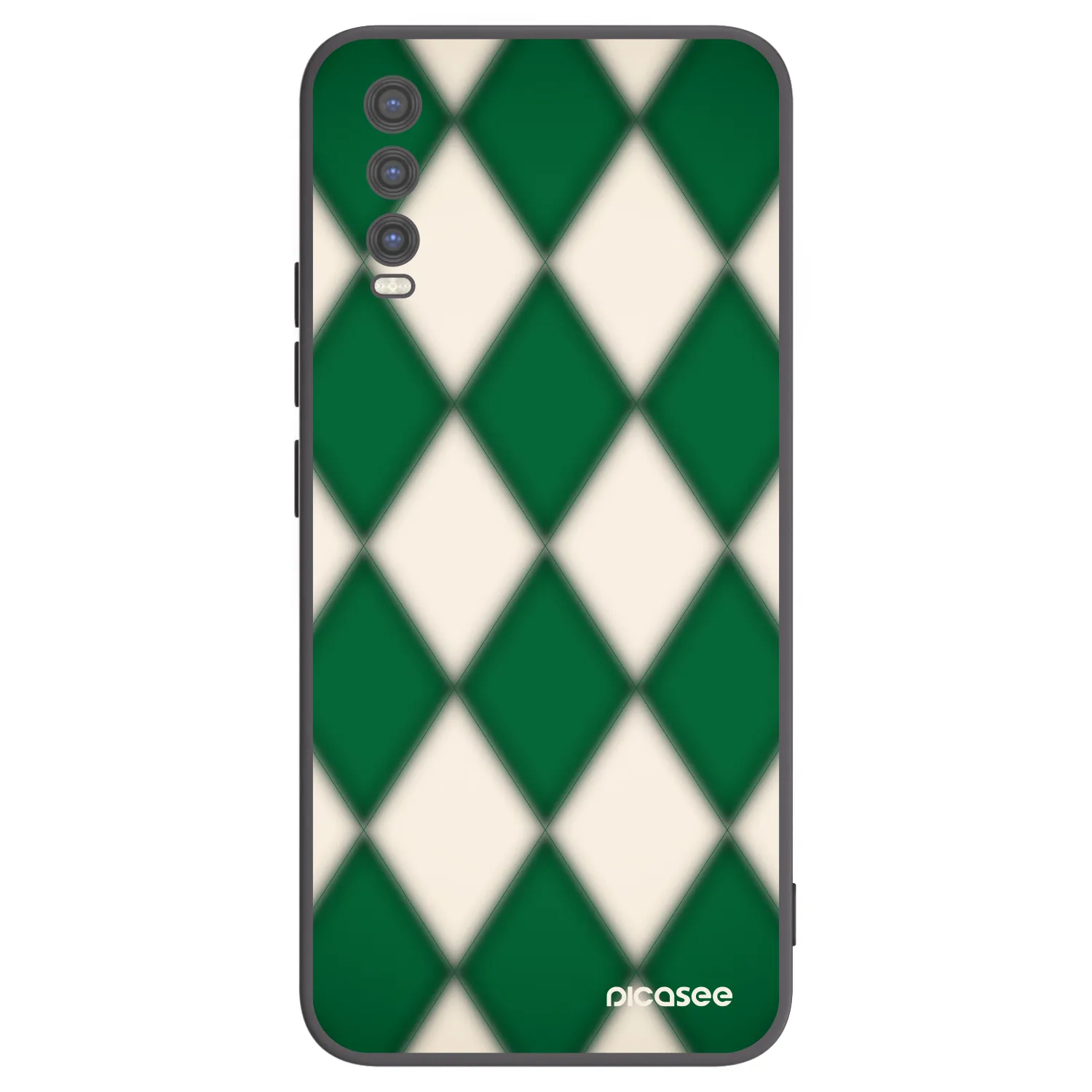 Picasee Vivo Y20s Hülle - Schwarzes Silikon - Emerald Diamond