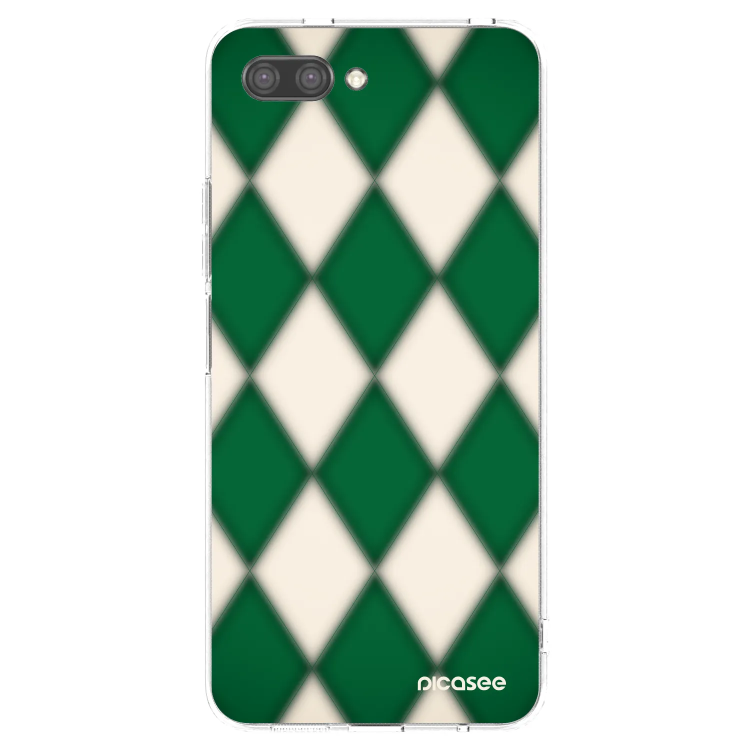 Picasee Honor 10 Hülle - Transparentes Silikon - Emerald Diamond