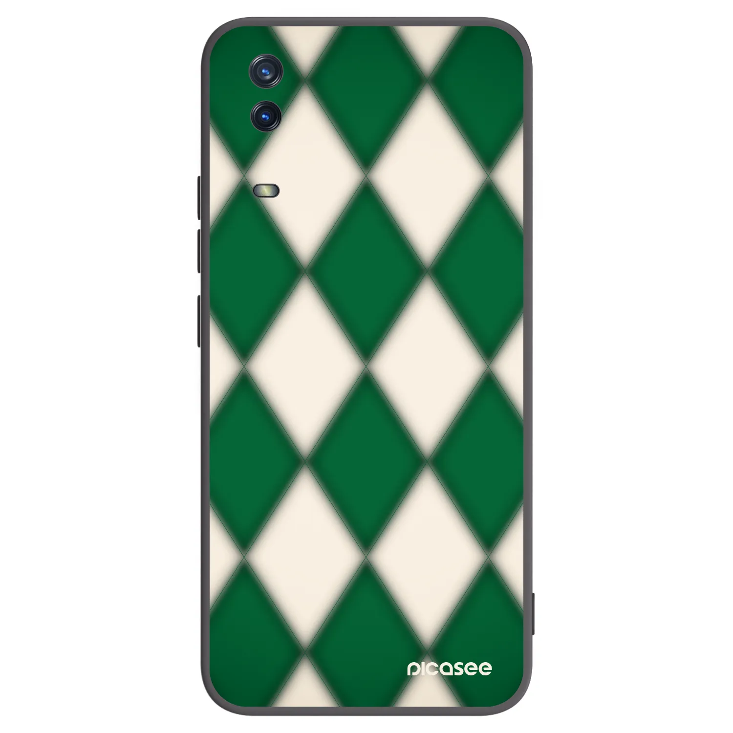 Picasee Vivo Y11s Hülle - Schwarzes Silikon - Emerald Diamond