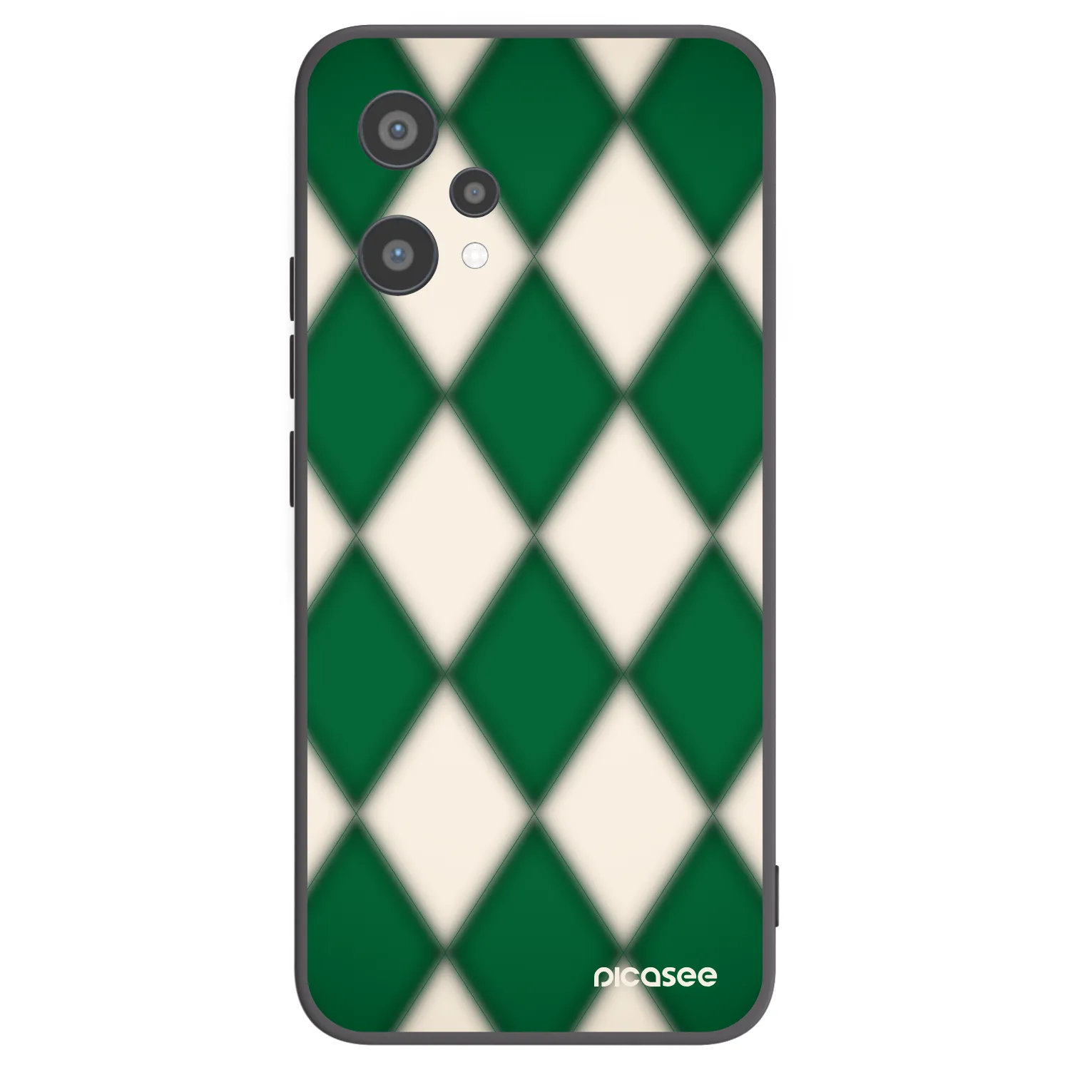 Picasee Realme 9 Pro 5G Hülle - Schwarzes Silikon - Emerald Diamond