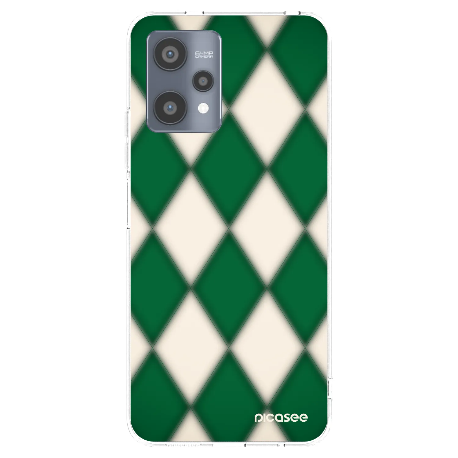 Picasee Realme 9 Pro 5G Hülle - Transparentes Silikon - Emerald Diamond