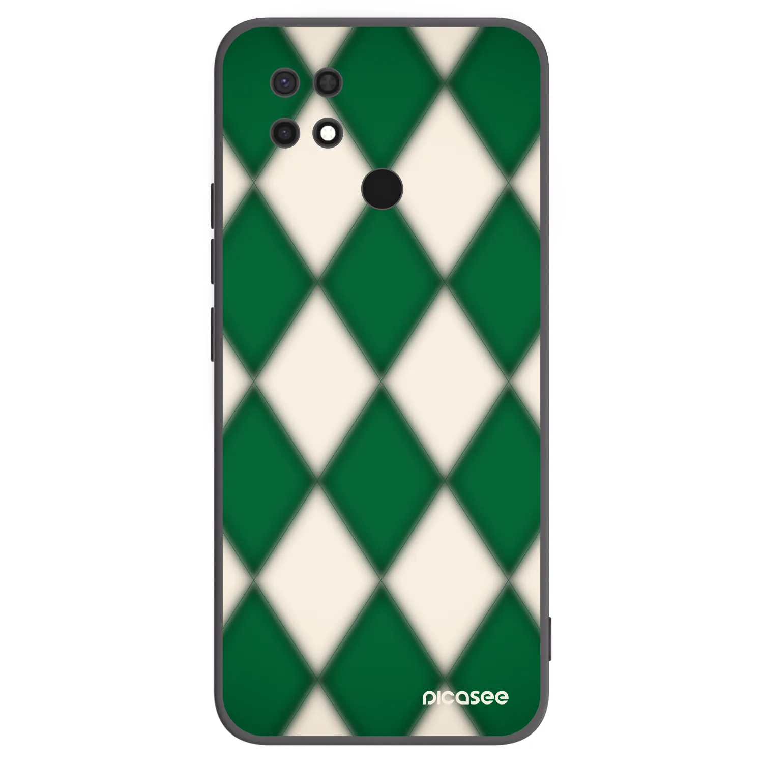 Picasee Xiaomi Redmi 10C Hülle - Schwarzes Silikon - Emerald Diamond