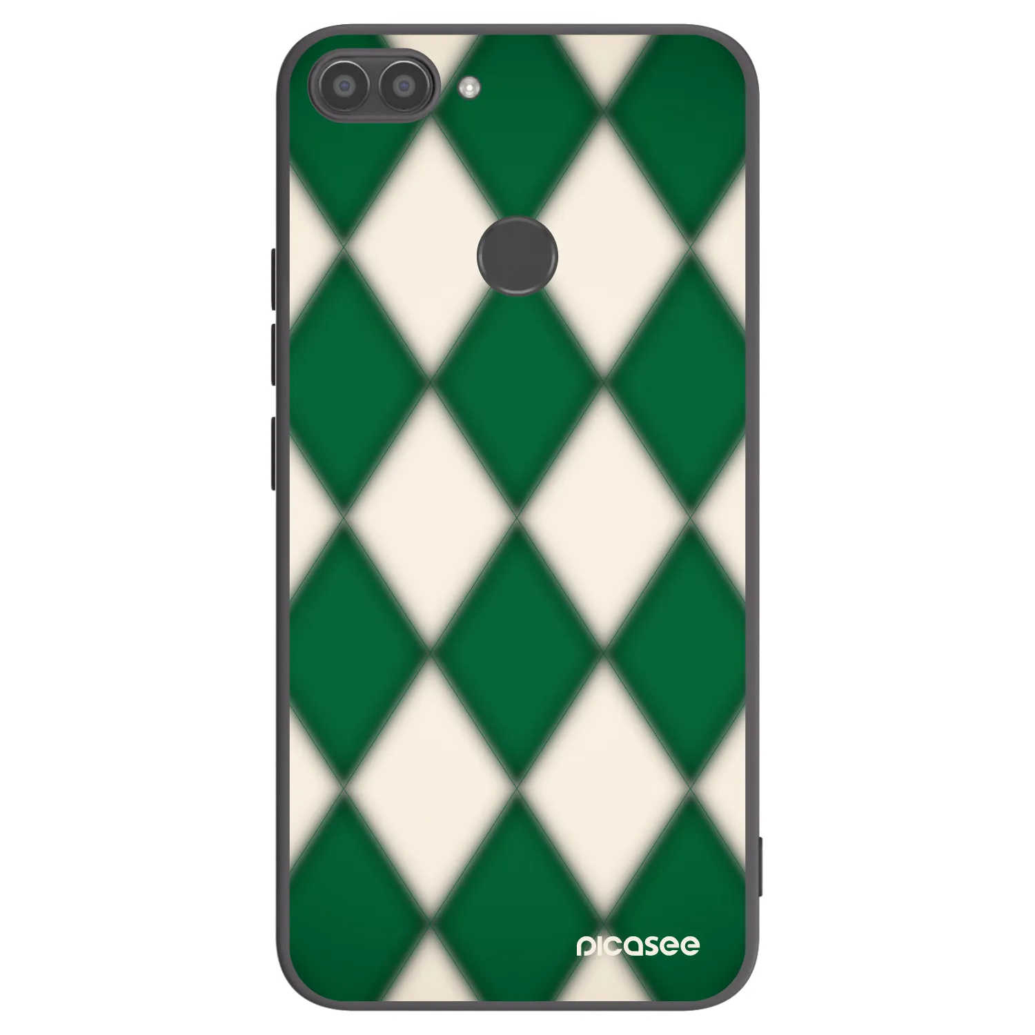 Picasee Huawei P Smart Hülle - Schwarzes Silikon - Emerald Diamond