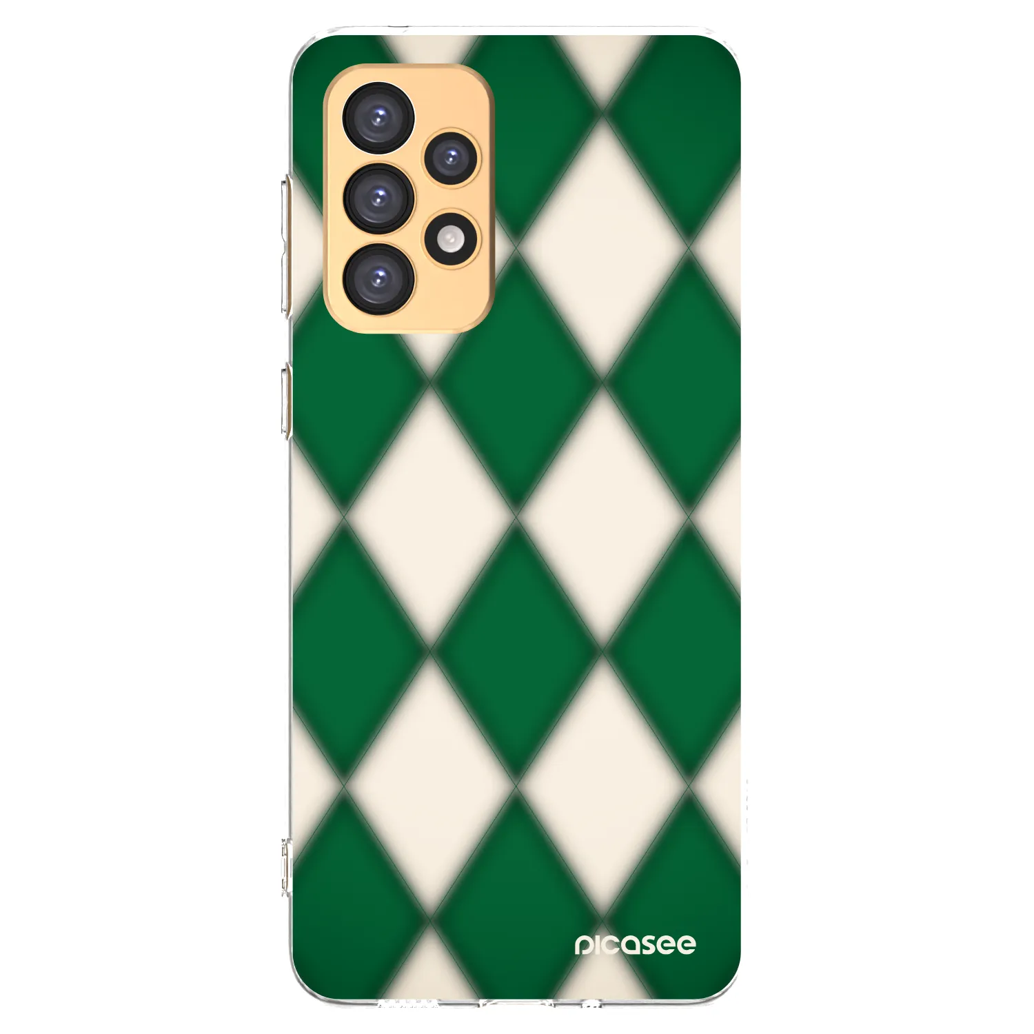 Picasee Samsung Galaxy A33 5G A336 Hülle - Transparentes Silikon - Emerald Diamond