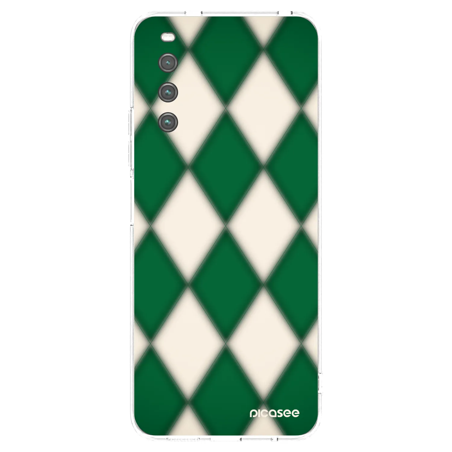 Picasee Sony Xperia 10 IV 5G Hülle - Transparentes Silikon - Emerald Diamond
