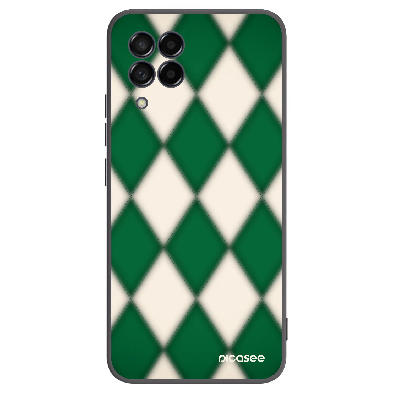 Picasee Samsung Galaxy M53 5G Hülle - Schwarzes Silikon - Emerald Diamond