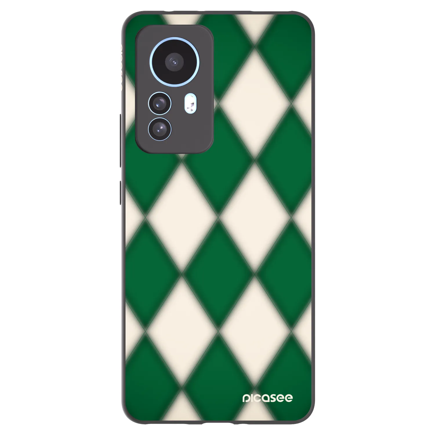 Picasee Xiaomi 12T Hülle - Schwarzes Silikon - Emerald Diamond