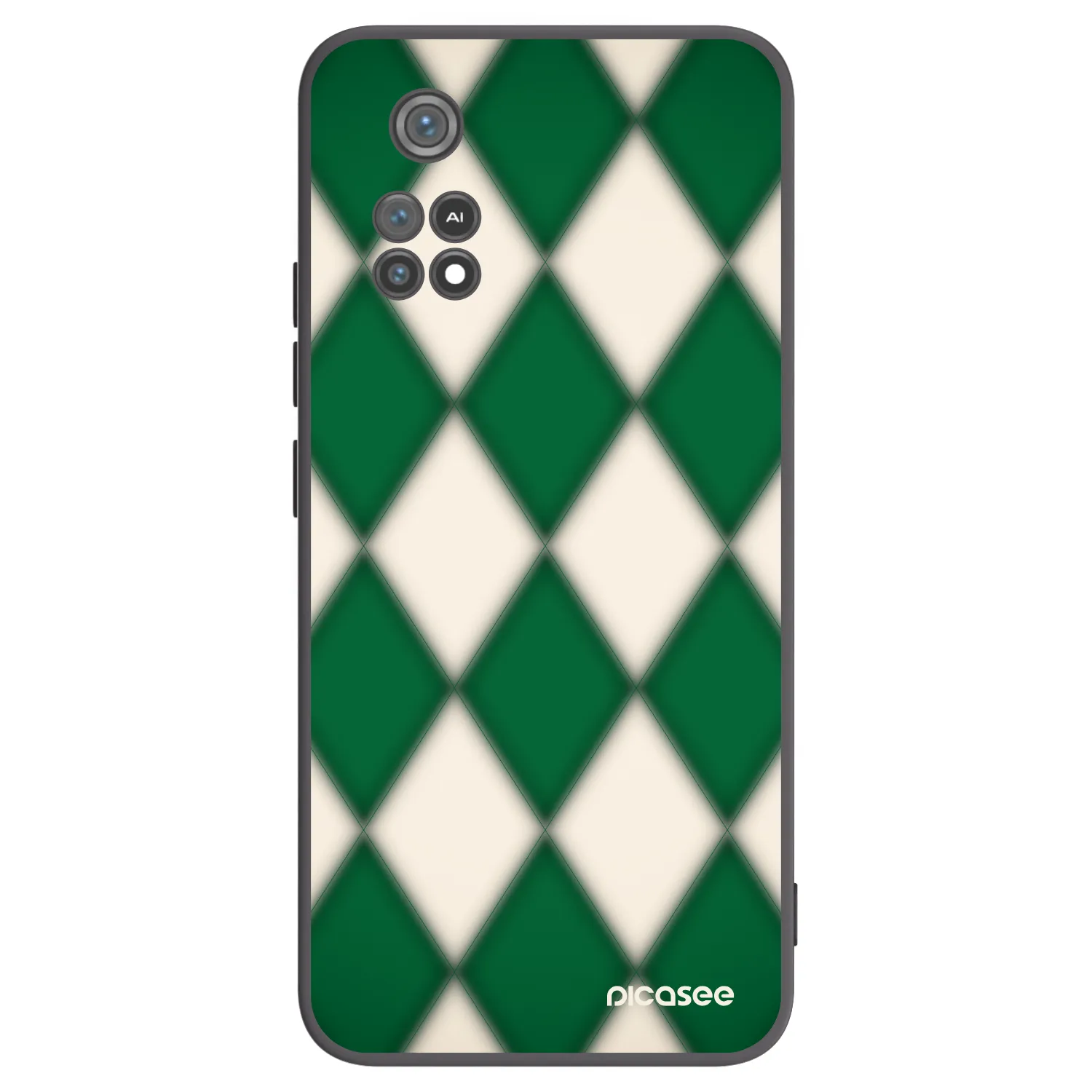Picasee Xiaomi Poco M4 Pro Hülle - Schwarzes Silikon - Emerald Diamond