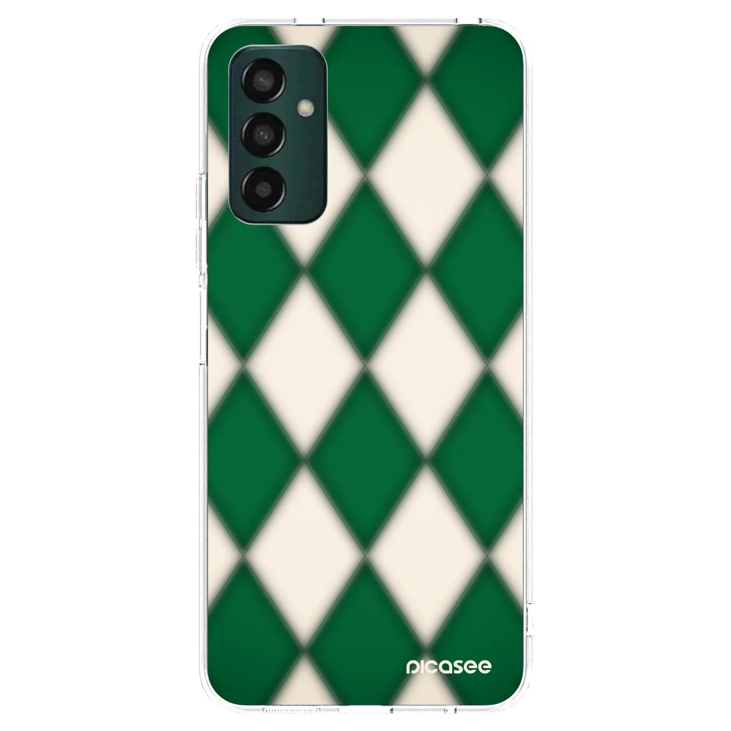 Picasee Samsung Galaxy M23 5G Hülle - Transparentes Silikon - Emerald Diamond