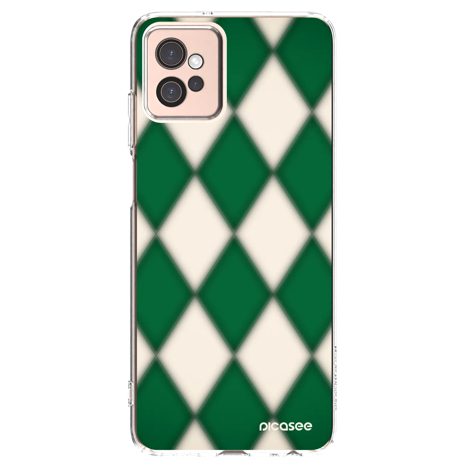 Picasee Motorola Moto G32 Hülle - Transparentes Silikon - Emerald Diamond