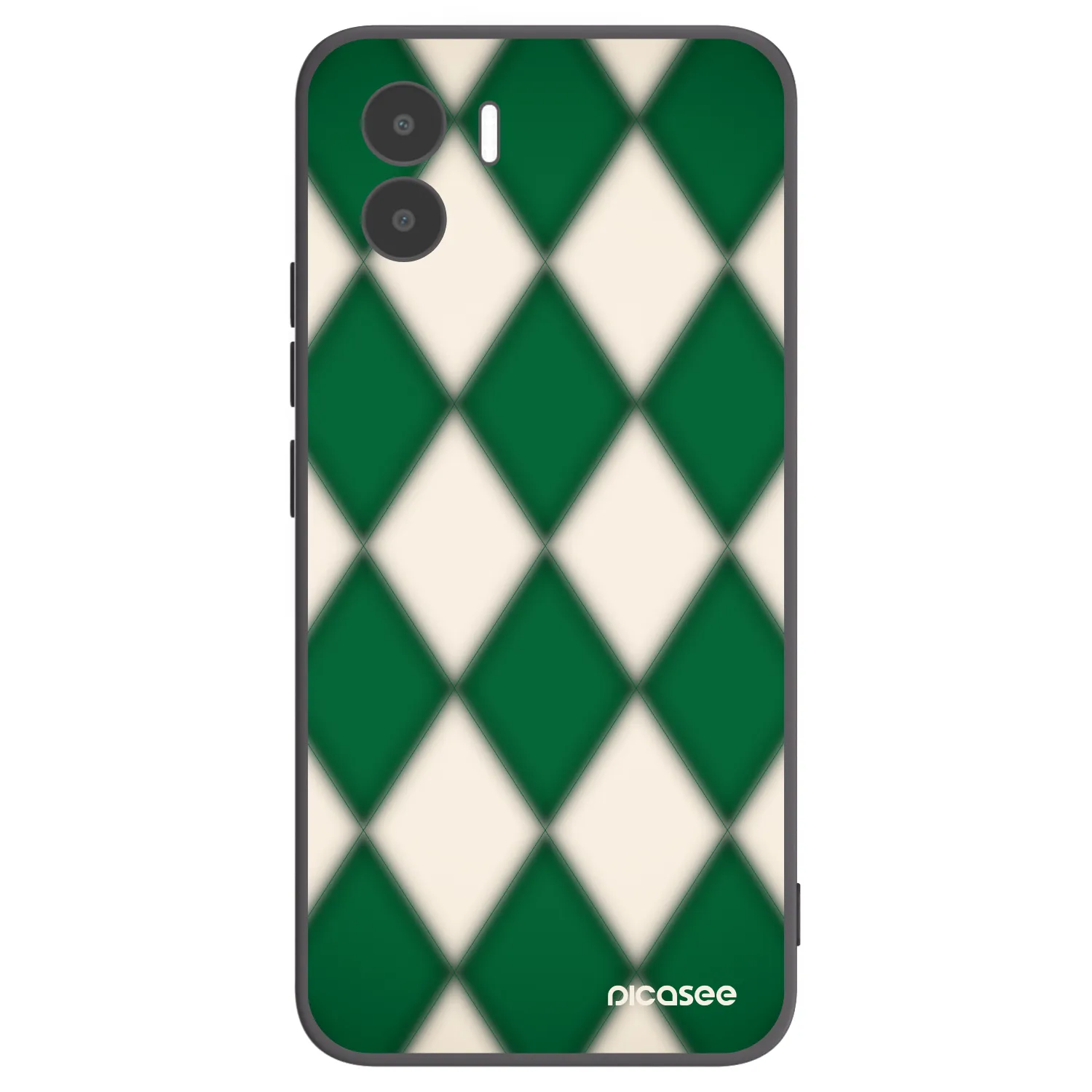 Picasee Xiaomi Redmi A1 Hülle - Schwarzes Silikon - Emerald Diamond