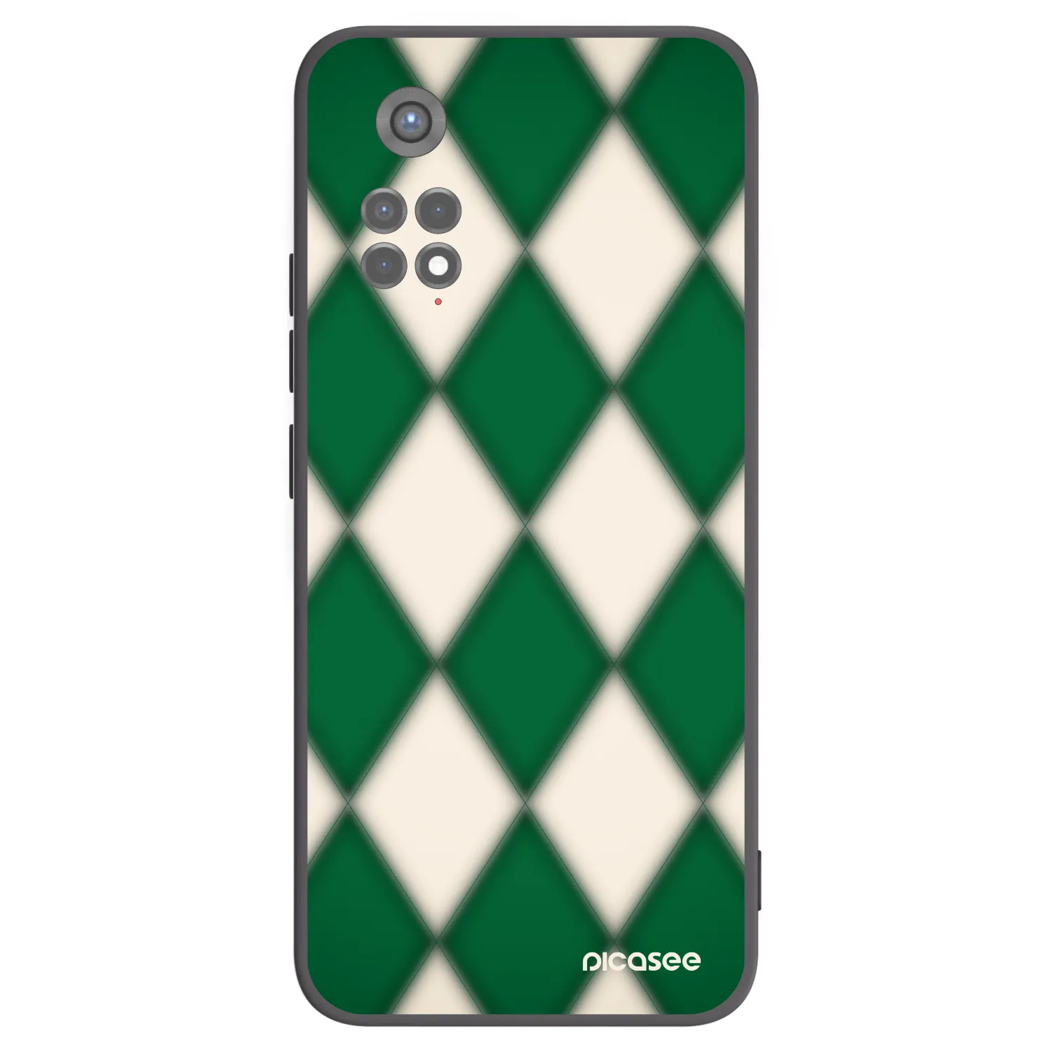 Picasee Xiaomi Redmi Note 11S 5G Hülle - Schwarzes Silikon - Emerald Diamond