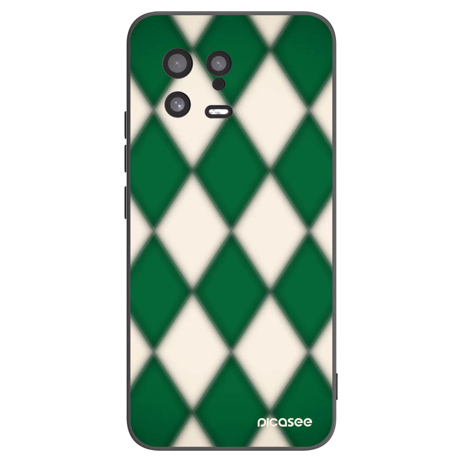 Picasee Xiaomi 13 Hülle - Schwarzes Silikon - Emerald Diamond
