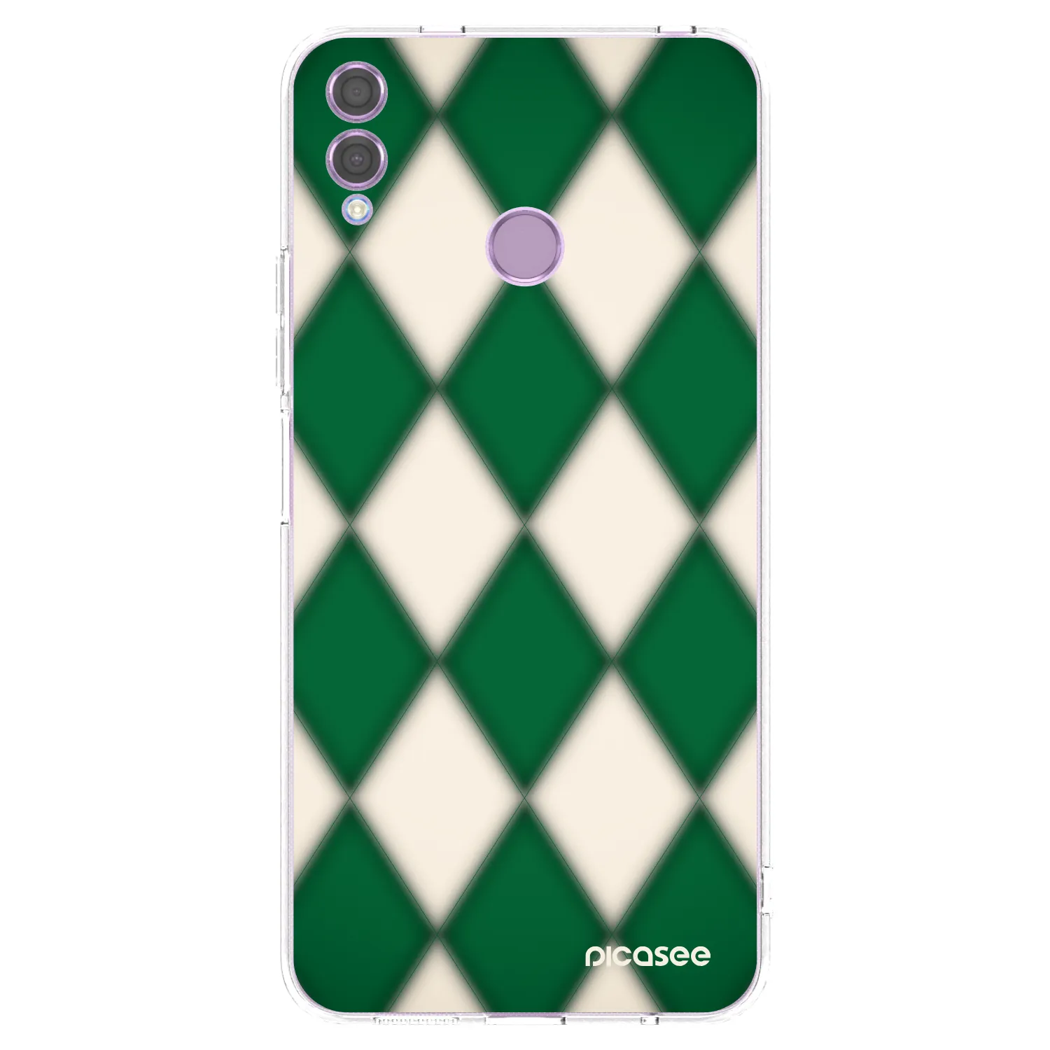 Picasee Honor 8X Hülle - Transparentes Silikon - Emerald Diamond
