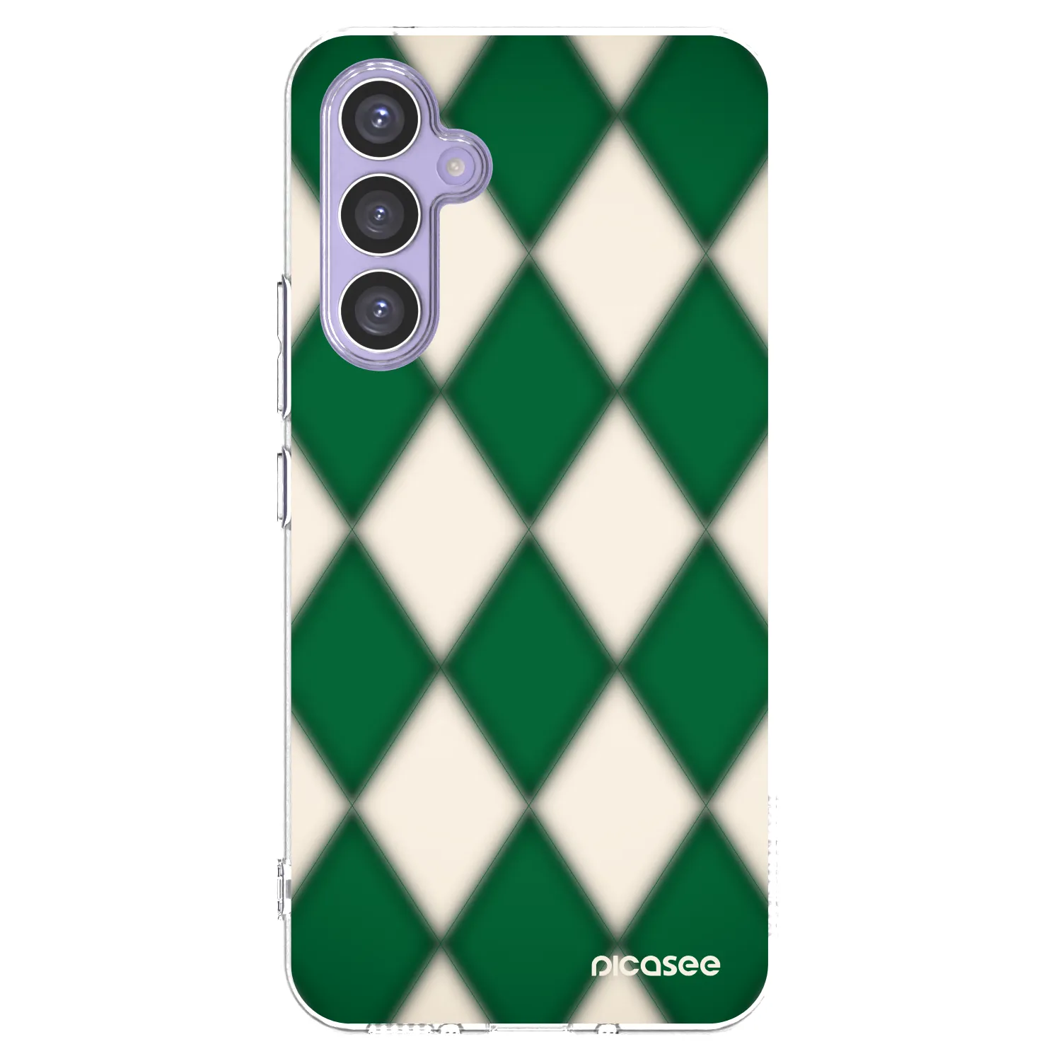 Picasee Samsung Galaxy A54 5G A546B Hülle - Transparentes Silikon - Emerald Diamond