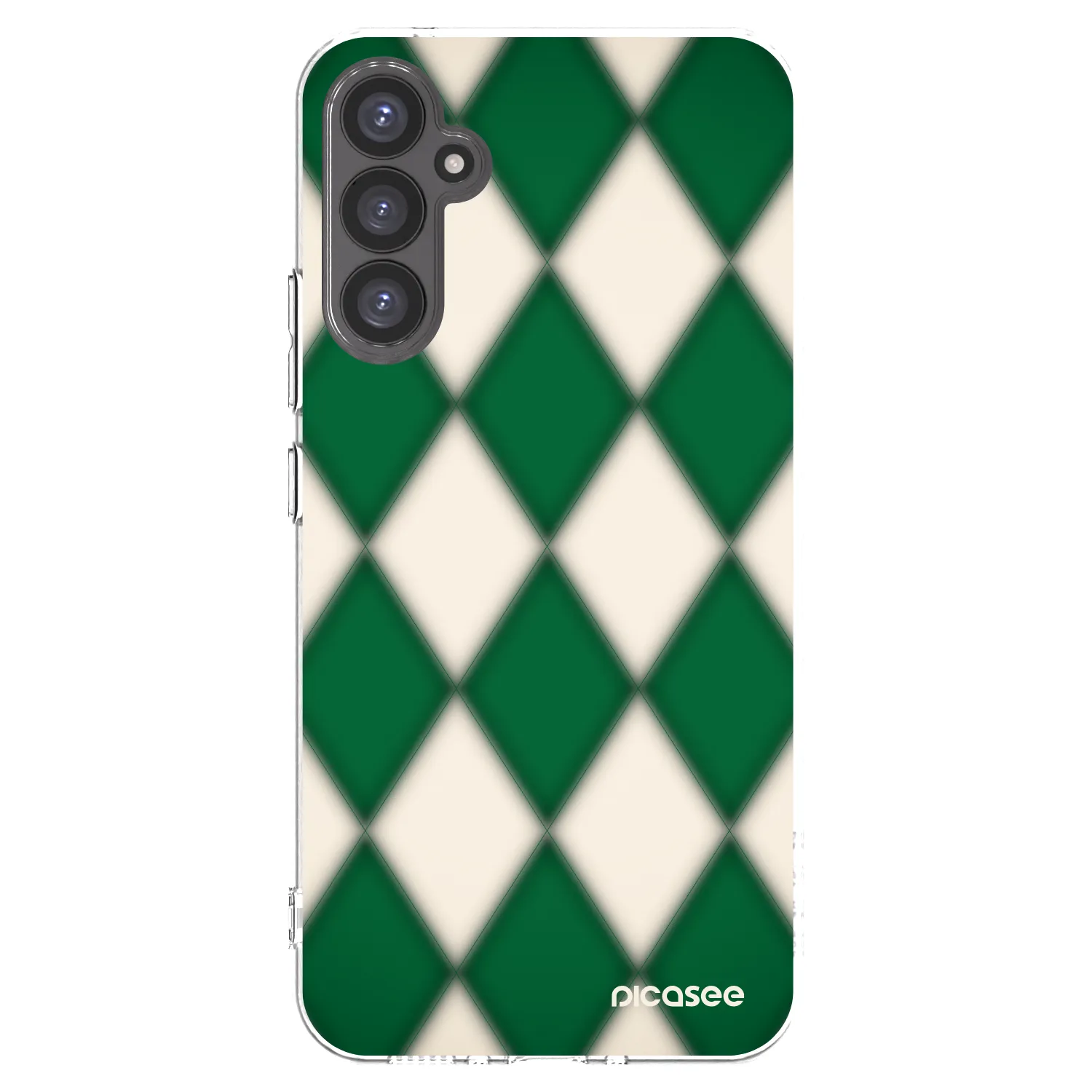 Picasee Samsung Galaxy A34 5G A346B Hülle - Transparentes Silikon - Emerald Diamond