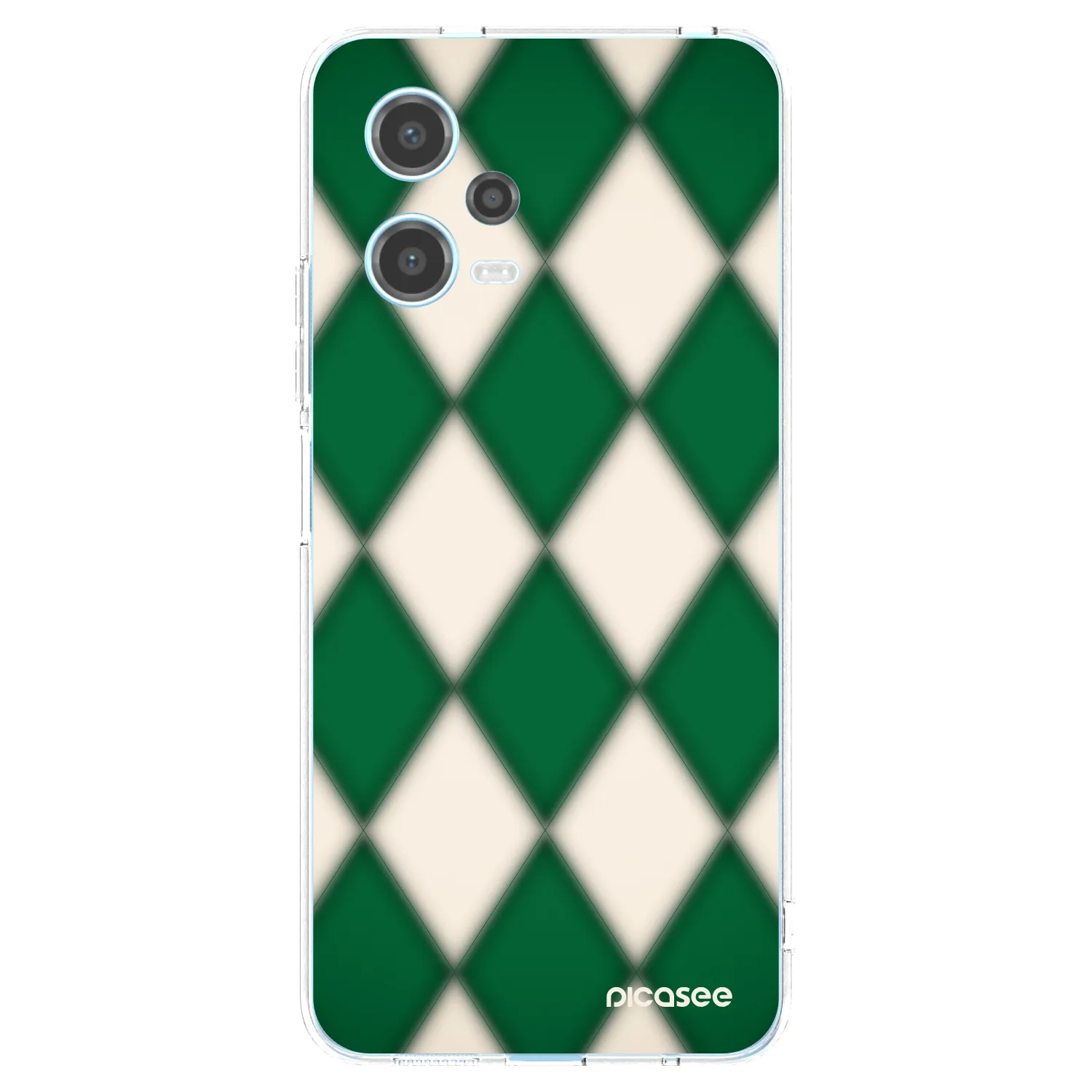 Picasee Xiaomi Redmi Note 12 5G Hülle - Transparentes Silikon - Emerald Diamond