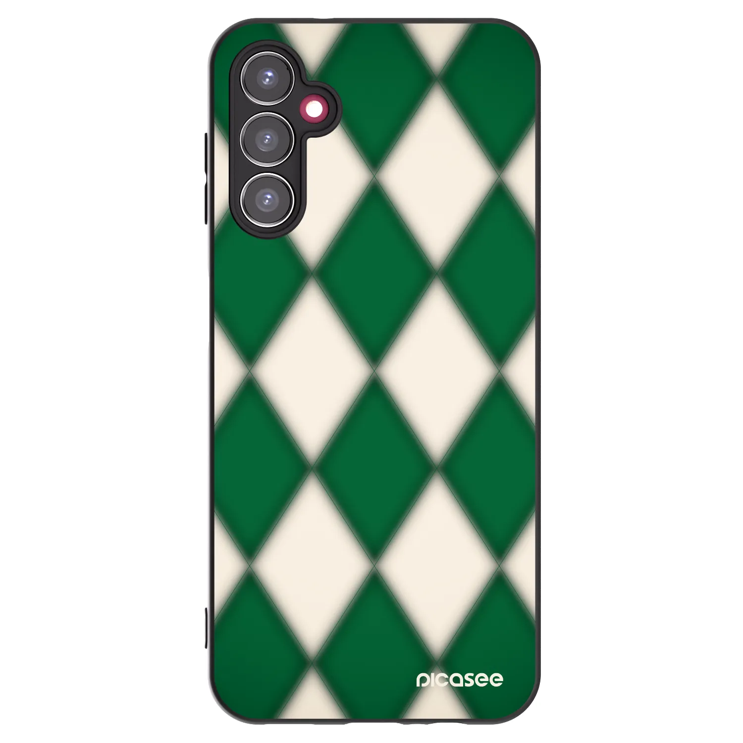 Picasee Samsung Galaxy A14 4G A145R Hülle - Schwarzes Silikon - Emerald Diamond