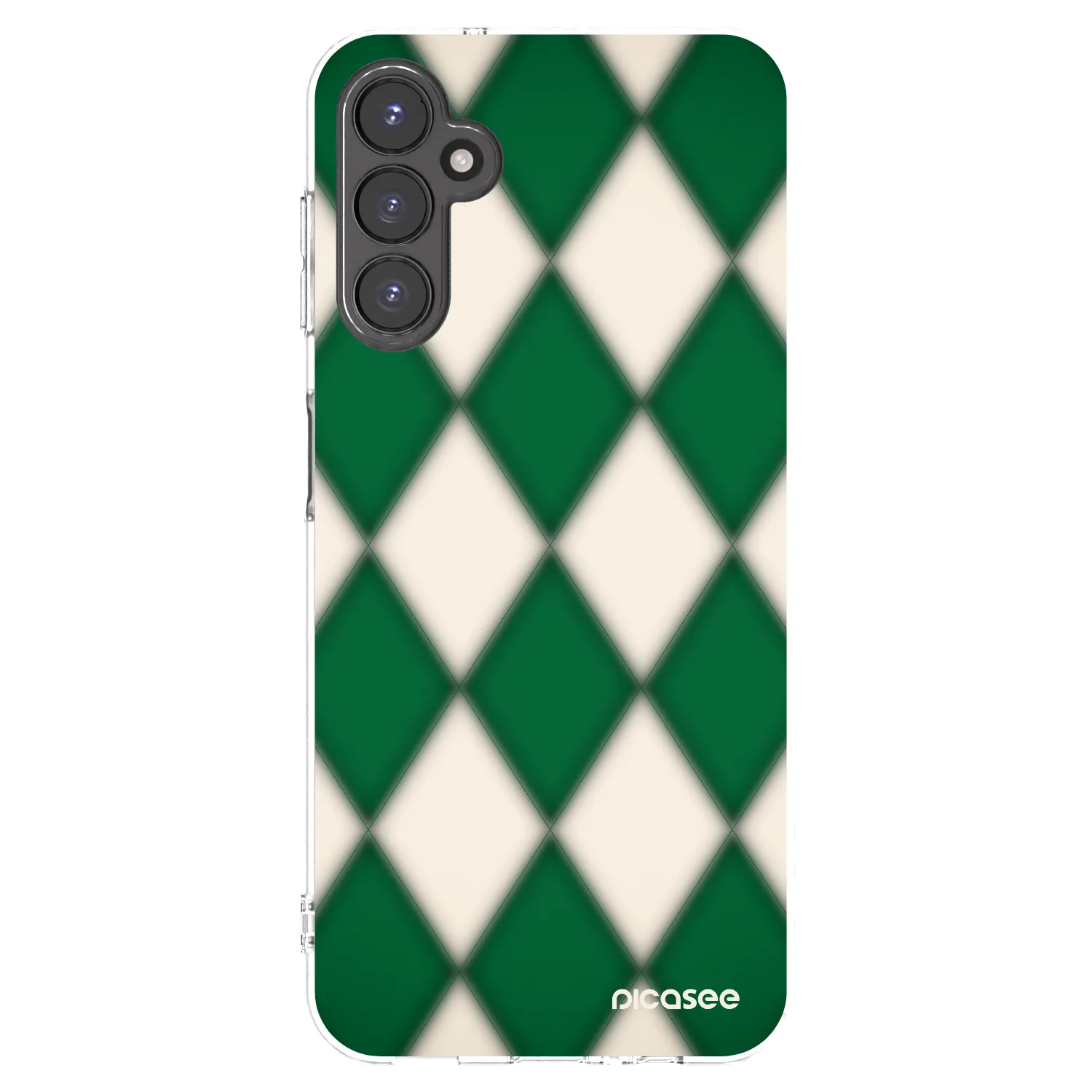 Picasee Samsung Galaxy A14 5G A146P Hülle - Transparentes Silikon - Emerald Diamond