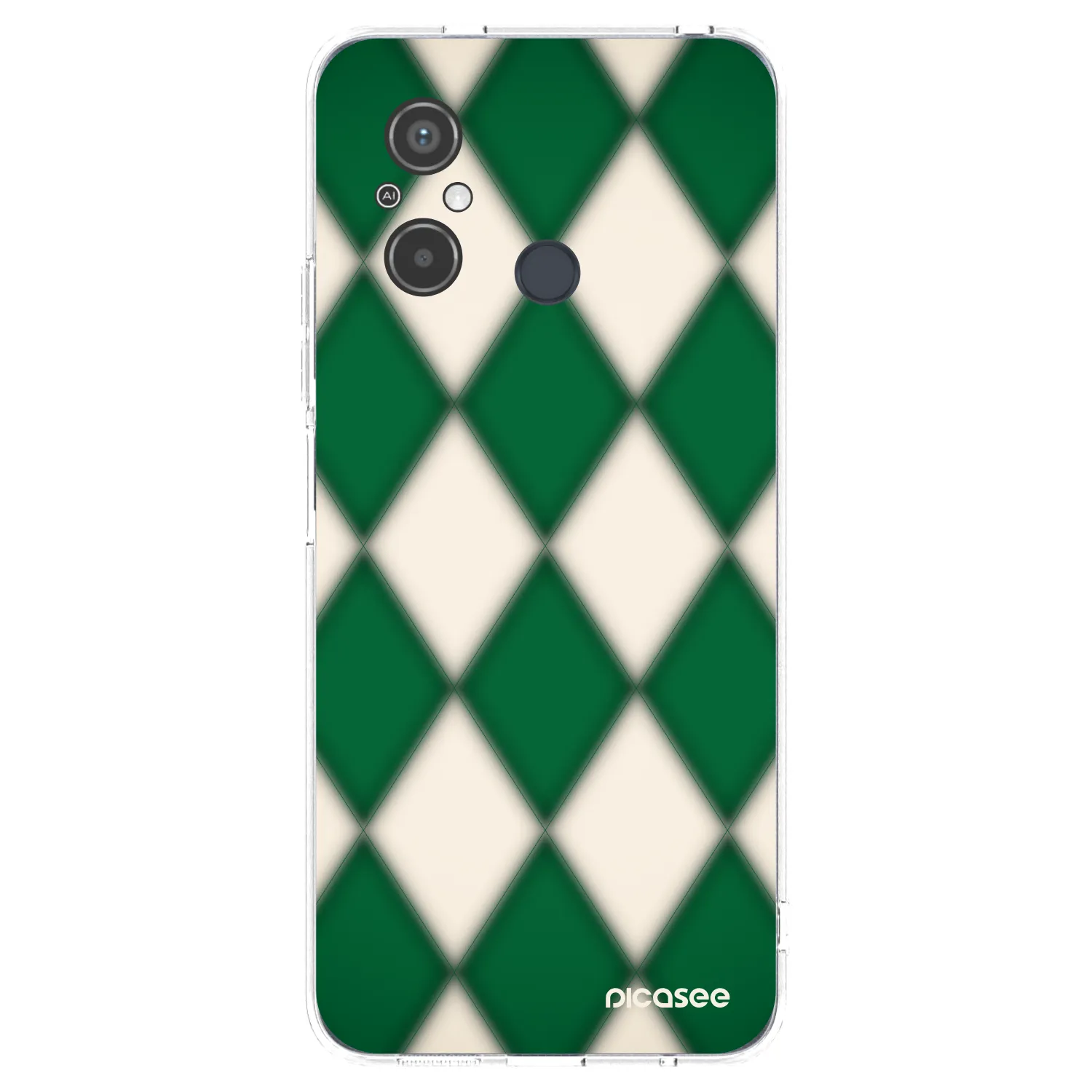 Picasee Xiaomi Redmi 12C Hülle - Transparentes Silikon - Emerald Diamond