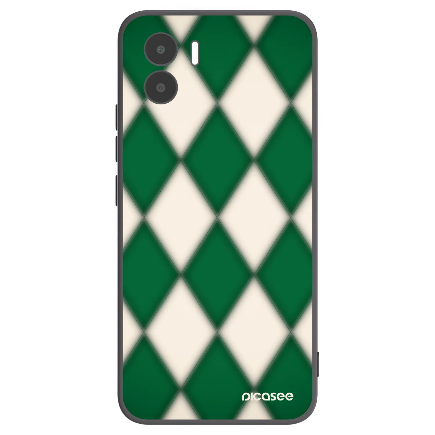 Picasee Xiaomi Redmi A2 Hülle - Schwarzes Silikon - Emerald Diamond