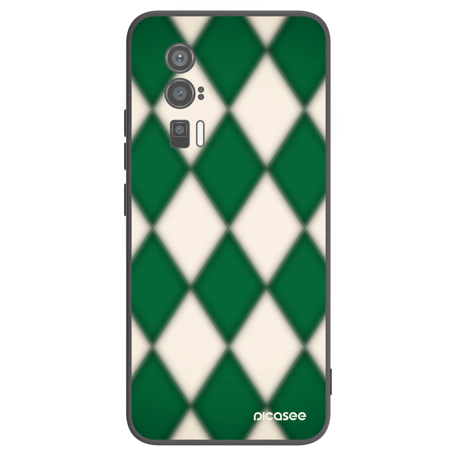 Picasee Xiaomi Poco F5 Pro 5G Hülle - Schwarzes Silikon - Emerald Diamond