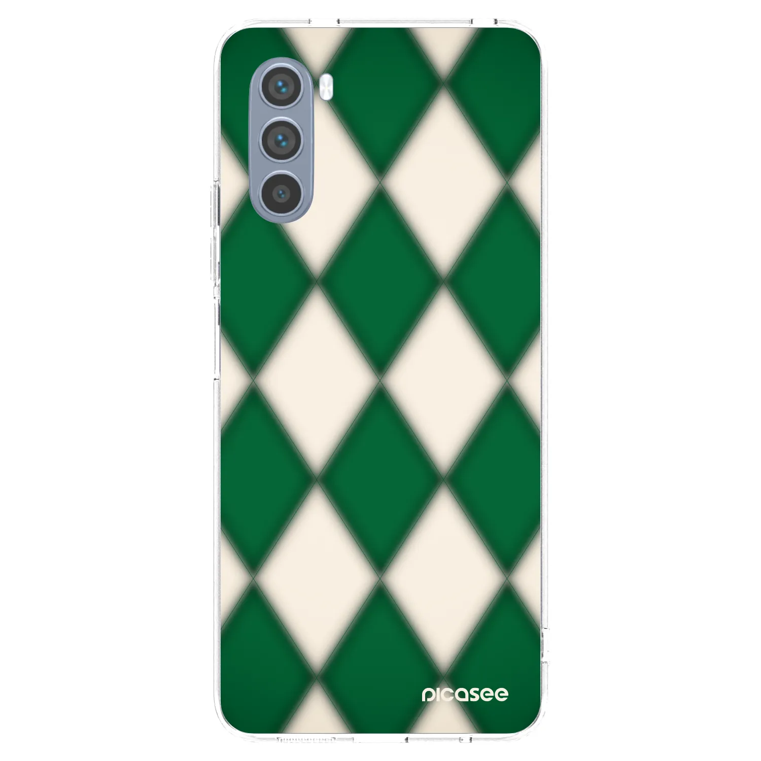 Picasee Motorola Moto G62 Hülle - Transparentes Silikon - Emerald Diamond